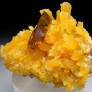 Barite on Calcite