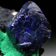 Azurite with Malachite