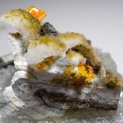 Hedyphane, Wulfenite, Hemimorphite