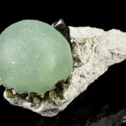 Prehnite on Epidote