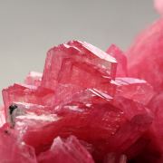 gemmy RHODONITE, CALCITE