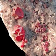 Cinnabar on Quartz