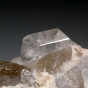 Phenakite with Smokey Quartz