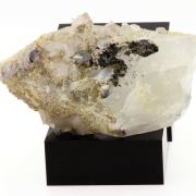 Quartz with Arsenopyrite inclusions.