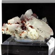 Spessartine Garnet, Orthoclase, Quartz, Tourmaline.