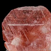 Rhodochrosite (twinned) on Feldspar