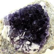 Fluorite + baryte.