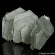 Calcite included by Hedenbergite