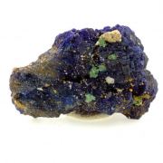 Chessylite ( Azurite ) + Cuprite.