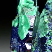 Azurite with Malachite