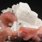 RHODOCHROSITE, ALBITE