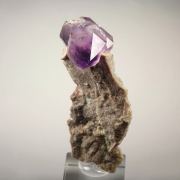 bi-terminated QUARTZ var. AMETHYST