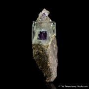 Fluorite on Quartz