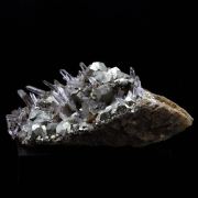 Siderite, Quartz, Pyrite.