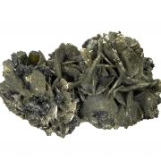 Siderite on Pyrite (replacing Siderite) with Stannite