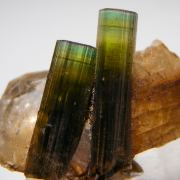 Tourmaline on Quartz