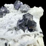 Galena, quartz, sphalerite