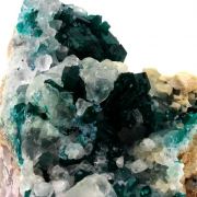 Dioptase + Calcite.