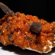 Spessartine with Quartz