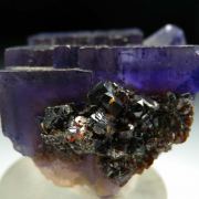 Sphalerite on Fluorite