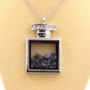 Raw Sapphire necklace.