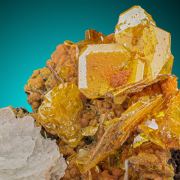 Wulfenite  & Baryte