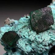 Malachite on Chrysocolla after Malachite