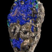 Azurite on Shale