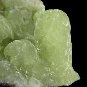 Prehnite finger cast after Anhydrite with Calcite