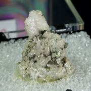 Dolomite and Chalcopyrite on Calcite