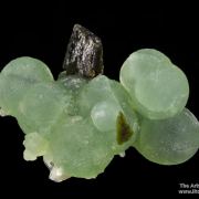 Prehnite on Epidote with Laumontite