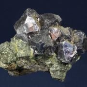 Galena on Chalcopyrite