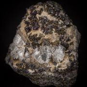 Pyrargyrite with Pyrite