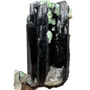 Tourmaline, fluorite, quartz, muscovite