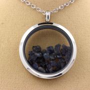 Raw Sapphire necklace.