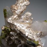 Silver on Quartz, Epidote