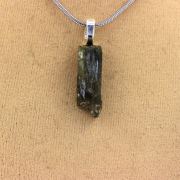 Raw Diopside Necklace. 12.98 ct.