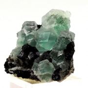 Fluorite, Sphalerite, Pyrite.