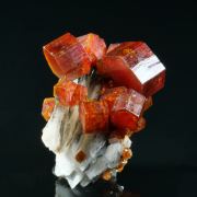 VANADINITE on BARYTE - Morocco