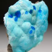 Veszelyite on Hemimorphite