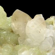 Prehnite finger cast after Anhydrite with Calcite