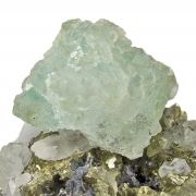 Fluorite With Chalcopyrite