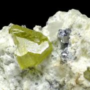 Sphalerite, quartz, talc, lollingite