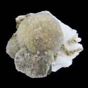 Calcite on Quartz