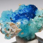 Veszelyite on Hemimorphite