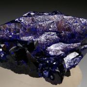 Azurite with Malachite