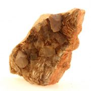 Wulfenite + Baryte + Fluorite.