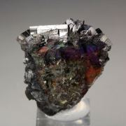 ENARGITE, iridescent CHALCOPYRITE