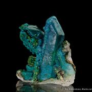 Chrysocolla on Quartz