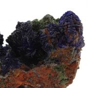 Azurite + Olivenite.